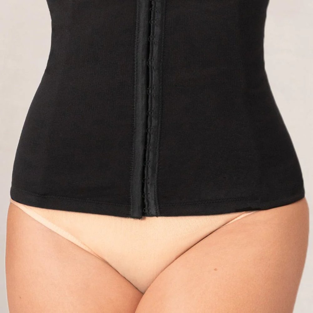 NWT Shapermint Black Shapewear Waist Trainer, Size Small